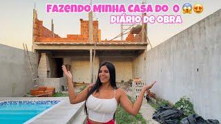 DIÁRIO DE OBRA PARTE #2 - Laje, Escada, Início da Construção || Zanny Santos