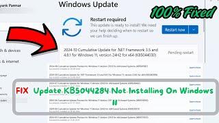 Fix Update KB5044284 Not Installing On Windows 11