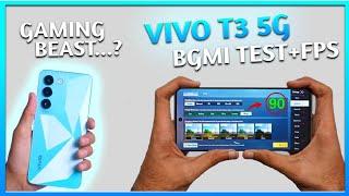 VIVO T3 5G BGMI,PUBG Test With Fps Meter | Gyro,Heat,Graphics & Fps Explained!