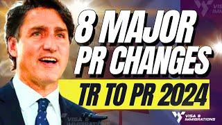 8 Major Changes to Canada's Permanent Residency Process & TR to PR 2024 | Canada Immigration