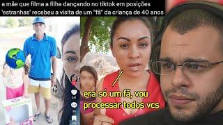 MÃE Q POSTA VÍDEOS DE FILHA DANÇANDO RECEBE VISITA DE "FÃ" DE 40 ANOS EM CASA