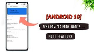 ZenX ROM Review for Redmi Note 8.....| Proo Features