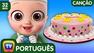 Bata O Bolo Canção (Pat a Cake Song) | Canções infantis em português | ChuChuTV Coleção