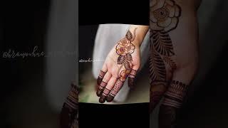 Top five royal mehndi design for front hand #mehndi #shortsvideo #royalmehndi #stylishmehndi #easy