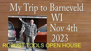 My Trip To the ROBUST TOOLS Open House 2023 --Barneveld, Wi--   Woodturning with Sam Angelo