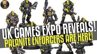 UK Games Expo REVEALS! Palanite Enforcers and Blackstone Fortress models!