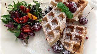 (비건)Gluten Free Vegan Waffle_글루텐프리 비건 와플