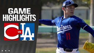 Reds vs Dodgers Game Highlights (3/4/25) MLB Highlights