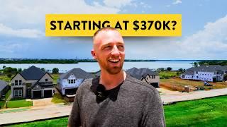 CHEAPEST Lakeside Living in Dallas Texas for New Homes in Little Elm TX | Valencia on the Lake Tour