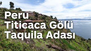 Peru, Titicaca Gölü Üzerinde Taquile Adası