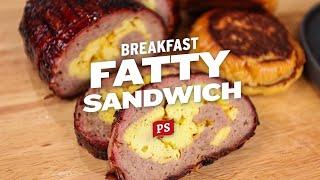 Breakfast Fatty Sandwich | French Toast Breakfast Fatty Sandwich Recipe
