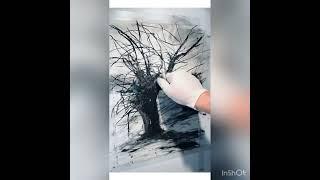 The Old Tree (Speed Drawing) by Krupa-Art