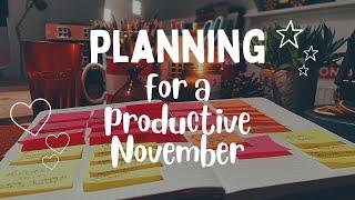 PLANNING FOR A PRODUCTIVE NOVEMBER: Planning for Writers to Build Momentum, Productivity, Confidence