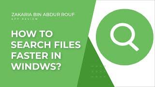 Fastest Searching Tool for Windows |UltraSearch | Installation Guide