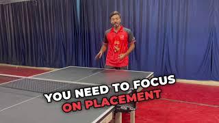 Outsmarting the Defensive Player in Table Tennis