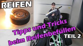 Reifen aufpumpen nach Montage - TIPPS und TRICKS - Problemreifen - Reifenbefüllen