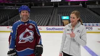 Avalanche LIVE - Kim Becker and Mark Rycroft on the Ice at Ball Arena