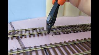 How I do stuff on the K&W Model Railroad - Laying track (flex track)