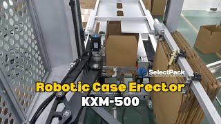 Robotic Case Erector KXM-500 | SelectPack #machine #selectpack #manufacturing