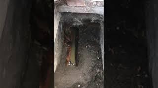 Unblocking a clogged Soil Pipe