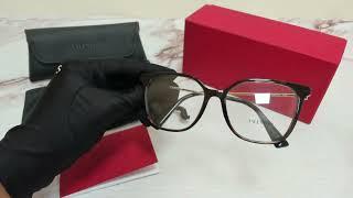 Valentino Eyeglasses Model- VA3055 Color-5002 Havana/Gold/Gold-Logo