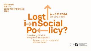 FIS-Forum 2024: Keynote Social Policy Biennale | Prof. Dr. Anke Hassel