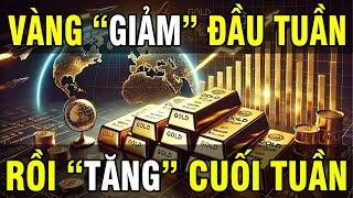 "VÀNG GIẢM MẠNH PHIÊN Á ĐẦU TUẦN" Đừng Mắc Lừa Khi Còn Lực Tăng Mạnh !!!