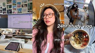 study vlog | a VERY productive day in my life: what i eat, M4 macbook, pharmacy update & daily life