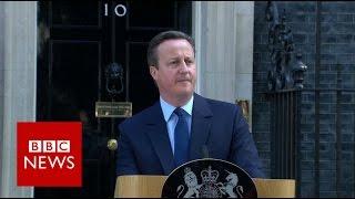 Brexit: David Cameron resigns as UK votes to leave - BBC News