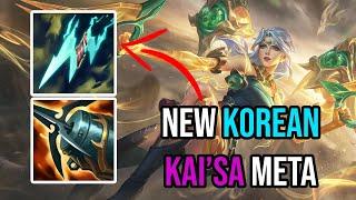 Trying out a NEW Korean KAI'SA BUILD | Kai'sa Gameplay 14.13