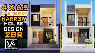 4x6.5 2 Storey Small House Design (30 sqm)