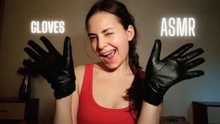  Personal attention ASMR ‍️ Leather gloves sounds and face touching #asmr