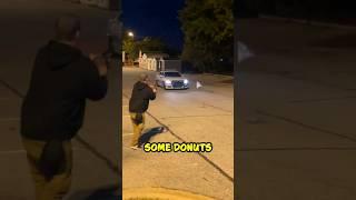 Man Uses Donuts to Fish for Cops - Hilarious Reaction!  #shorts