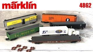 MARKLIN 4862 - North American Railroads Box Set - Unboxing & Model Railway Review | Märklin