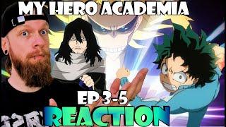 This is MASSIVE! My Hero Academia Episodes 3 - 5 Reaction
