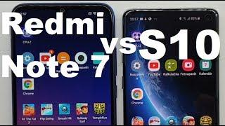 Redmi Note 7 vs Samsung Galaxy S10 - SPEED TEST + multitasking - Which is faster!?