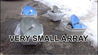 Attempting To Build Antenna Array From Old Satellite Dishes