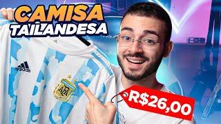 ONDE COMPRAR CAMISA DE TIME TAILANDESA POR R$ 26,00?