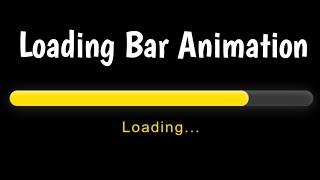 How to Create Loading Bar Animation With Only HTML & CSS | Hindi Tutorial