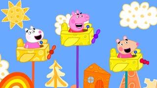 The Flying CHEESE Plane   Peppa Pig and Friends Full Episodes