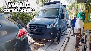 Van Life Driving to CENTRAL AMERICA | Crossing the Mexico and Belize Border