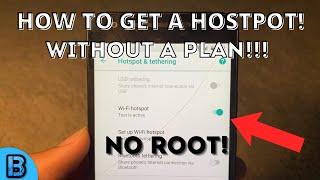 How To Turn on Mobile Hotspot Without a Plan! (No Root) UNPATCHED