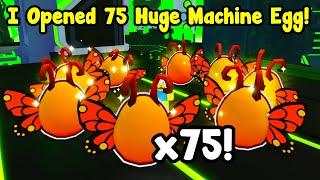 I Opened 75 New Huge Machine Eggs And Hatched These Pets In Pet Simulator 99!