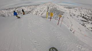 RAW Top to Bottom Snowboard Run at Snowbird, SLC, Utah - 23/24