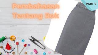 TUTORIAL CARA MEMBUAT POLA ROK SUAI/SPAN #PART9