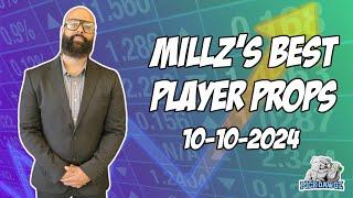 Best Player Prop Bets Tonight 10/10/2024 | Millz Shop the Props | PickDawgz Prop Betting | NHL Prop