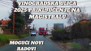 Plan novih radova Vojvođanska ulica priključak na Magistralu,trotoari,bas stanice #beograd