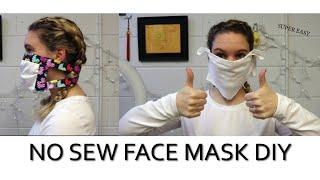 VERY EASY No Sew Face Masks made out of a T-shirt in under 2 Minutes