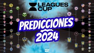 LAS PREDICCIONES DE LAS LEAGUES CUP 2024 | LA LIGA MX ES FAVORITO? | ZONA FUT