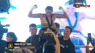 Tiger Cope Vs Tabea Gergin  ISKA 60kg Kickboxing Intercontinental Title